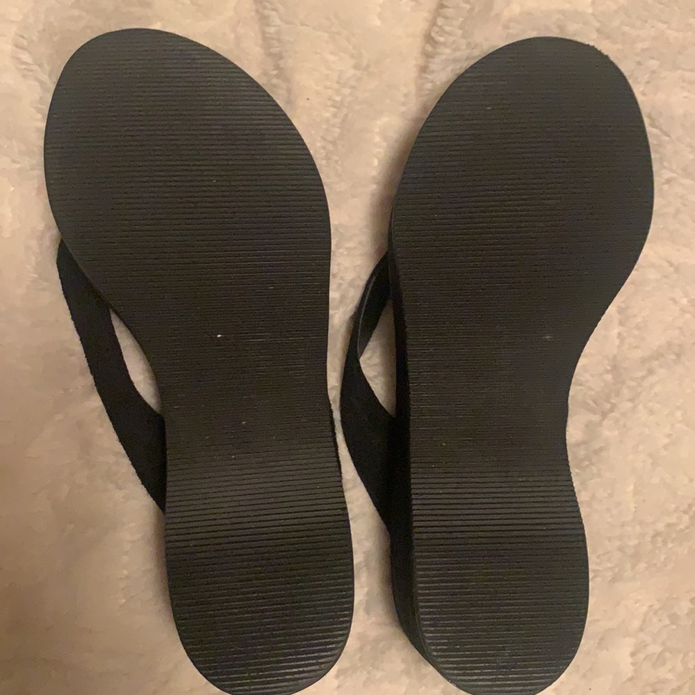 Colin Stuart Platform Sandal Black 6 - Picture 5 of 5